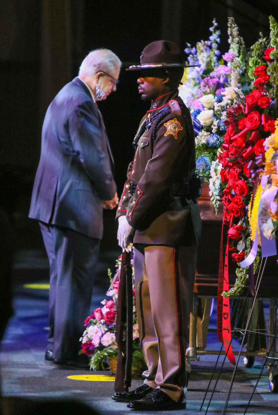 Visitation and funeral of retired Officer Ryan Askew